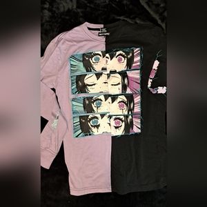HOT TOPIC Anime Long Sleeve Shirt